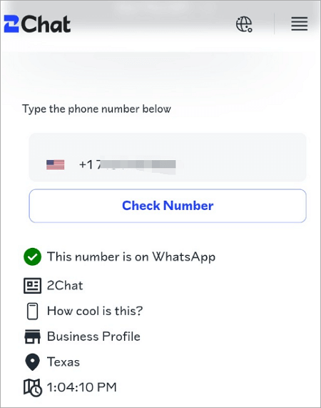 check whatsapp account condition