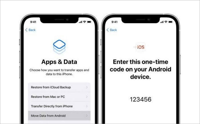 transfer whatsapp using move to ios